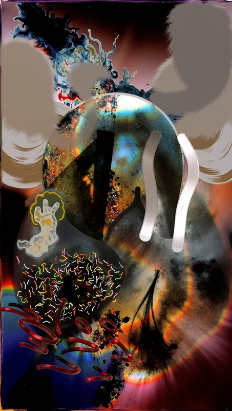 Cosmic Collage / Neon Dreamscape